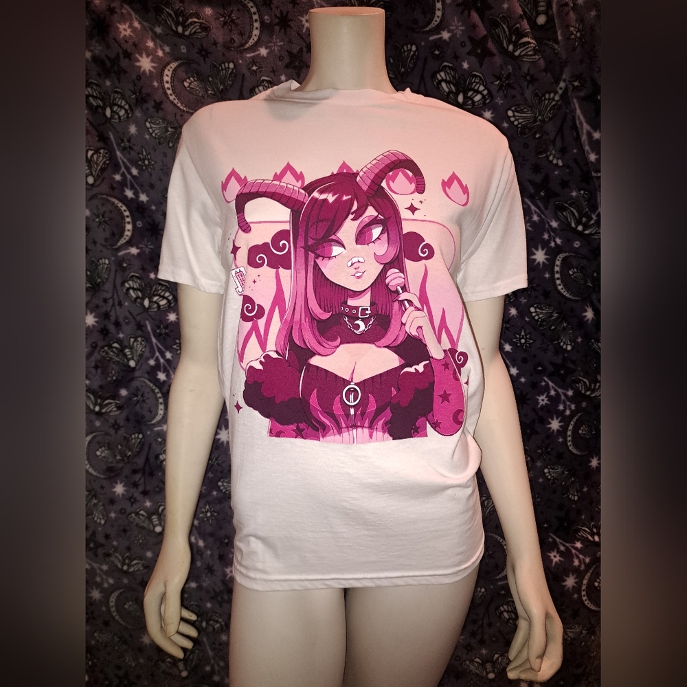 Succubus Girl Graphic Tshirt